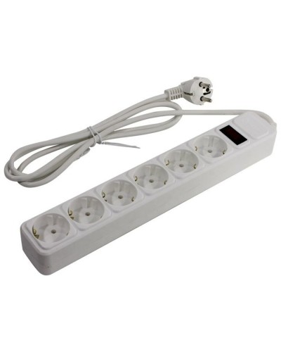 SP6W-150. Сетевой фильтр 6 розеток, 5м, белый. 5bites в Рубцовске