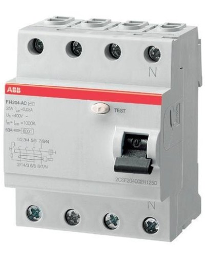 FH204 AC-40/0,03 (2CSF204004R1400). Выключатель дифференциального тока (УЗО). ABB в Рубцовске