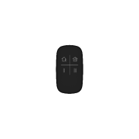 DS-PKF1-WE (цв. черный). Брелок 4-х кнопочный с обратной связью. AX PRO Hikvision