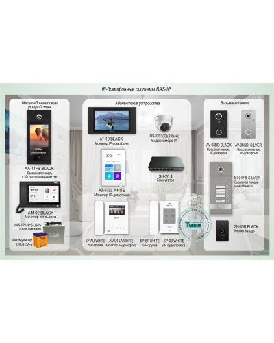 ДМФ-004. IP-домофонные системы BAS-IP. BAS-IP в Рубцовске