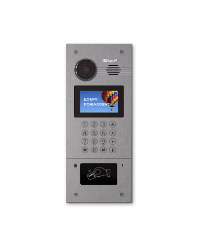 AA-07FB SILVER. Вызывная панель IP-домофона. BAS-IP в Рубцовске