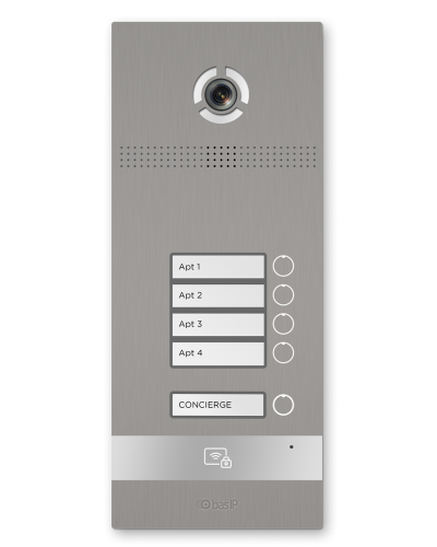BI-04FB SILVER. Вызывная панель IP-домофона. BAS-IP в Рубцовске