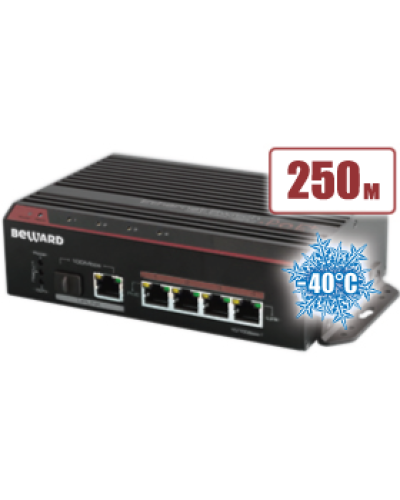 STP-411HP. Коммутатор 4-портовый. Beward в Рубцовске