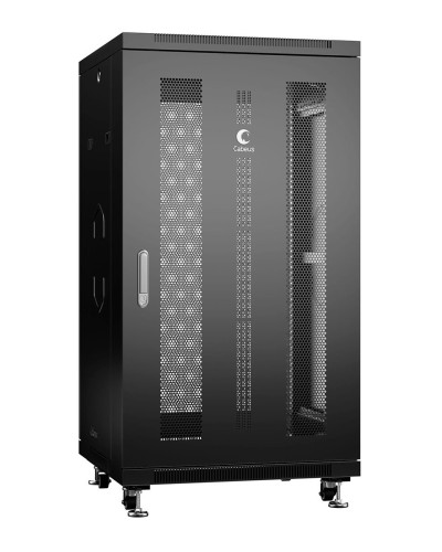 ND-05C-22U60/80-BK (8563c). Шкаф телекоммуникационный 19 напольный 22U. CABEUS в Рубцовске