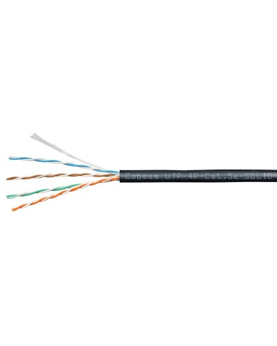 UTP-4P-Cat.5e-SOLID-OUT-PE-UV (11246c). Кабель «витая пара» (LAN) для структурированных систем связи. CABEUS в Рубцовске
