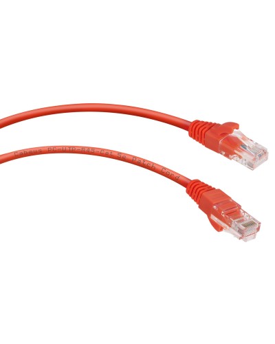PC-UTP-RJ45-Cat.5e-1m-RD (7674c), красный. Патч-корд медный. CABEUS в Рубцовске