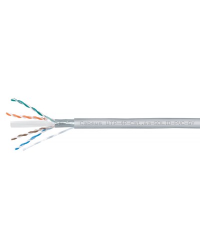 UTP-4P-Cat.6a-SOLID-PVC-GY (11373c). Кабель «витая пара» (LAN) для структурированных систем связи. CABEUS в Рубцовске