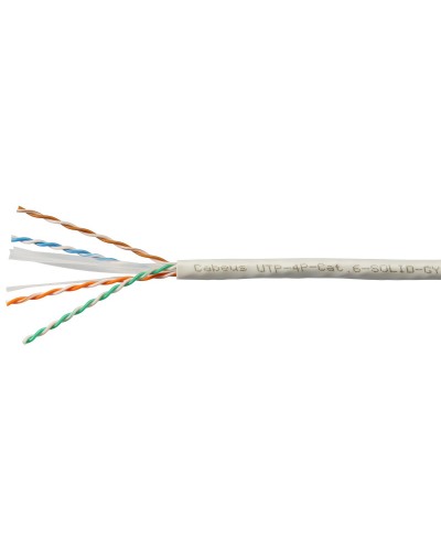 UTP-4P-Cat.6-SOLID-GY (7178c). Кабель «витая пара» (LAN) для структурированных систем связи. CABEUS в Рубцовске