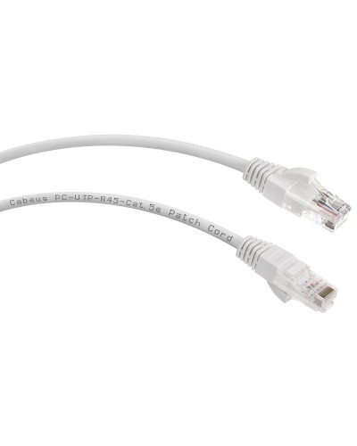 PC-UTP-RJ45-Cat.6-0.5m-LSZH (8876c), серый. Патч-корд медный. CABEUS в Рубцовске