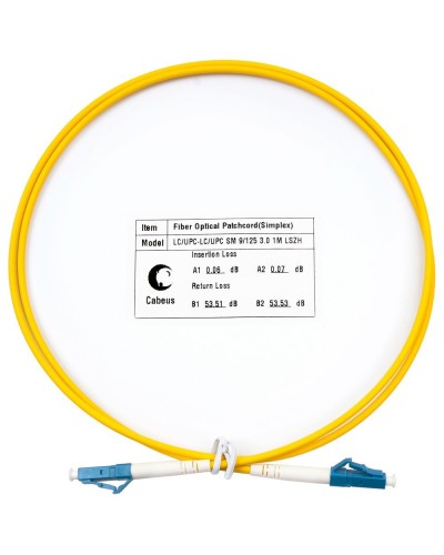 FOP(s)-9-LC-LC-0,5m (8807c). Патч-корд оптический. CABEUS в Рубцовске