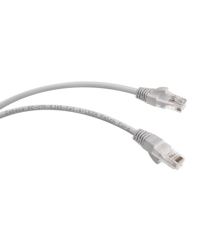 PC-UTP-RJ45-Cat.6-1m-LSZH (8877c), серый. Патч-корд медный. CABEUS в Рубцовске