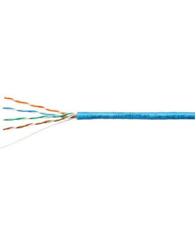UTP-4P-Cat.5e-SOLID-BL-100 (7248c-5). Кабель «витая пара» (LAN) для структурированных систем связи. CABEUS в Рубцовске