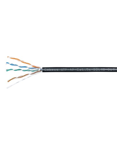 UTP-4P-Cat.5e-SOLID-OUT-LSZH-UV (7172c). Кабель «витая пара» (LAN) для структурированных систем связи. CABEUS в Рубцовске