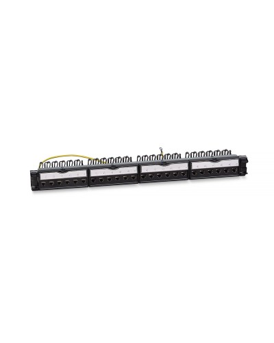 PL-24-KJ-RJ45-Cat.6-SH-180T (11833c): Патч-панель 19" (1U), 24 порта RJ-45, категория 6, полностью экранированная в Рубцовске