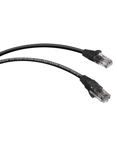 PC-UTP-RJ45-Cat.5e-5m-BK-LSZH (9541c), чёрный. Патч-корд медный. CABEUS в Рубцовске