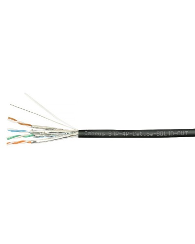 STP-4P-Cat.6a-SOLID-OUT-LSZH-UV (7198c). Кабель «витая пара» (LAN) для структурированных систем связи. CABEUS в Рубцовске
