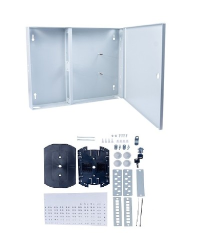 FO-WL-16-SC/2LC/FC/ST-FP-K (12302c). Бокс оптический настенный. CABEUS в Рубцовске