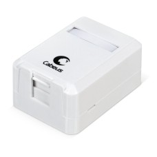 MB-1 (7445c): Корпус внешней настенной розетки на 1 Keystone