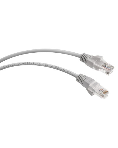 PC-UTP-RJ45-Cat.6-10m (8850c), серый. Патч-корд медный. CABEUS в Рубцовске
