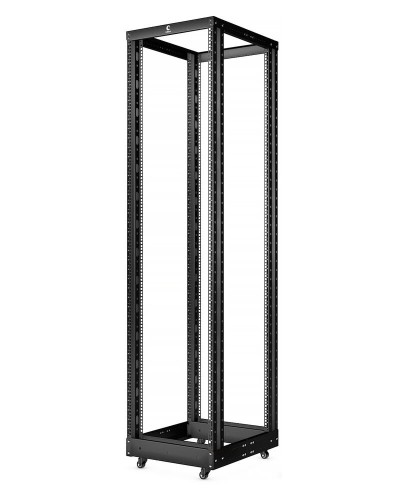 RA-32U-1000-BK (10158c). Открытая стойка 19, 32U, двухрамная, усиленная, цвет черный. CABEUS в Рубцовске