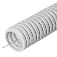 FCPL-40-PVC-020-1-GY (11231c): Труба гофрированная гибкая, лёгкая с протяжкой