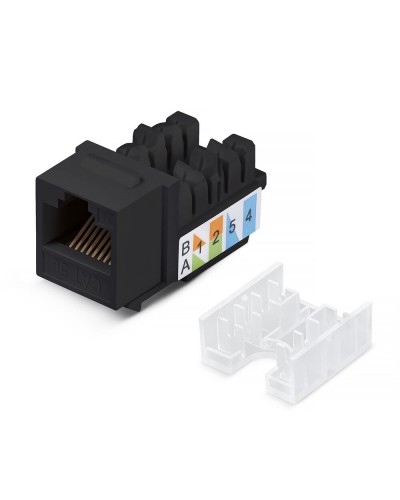 KJ-RJ45-Cat.5e-90-SW-BK (10101c): Вставка Keystone Jack RJ-47 в Рубцовске
