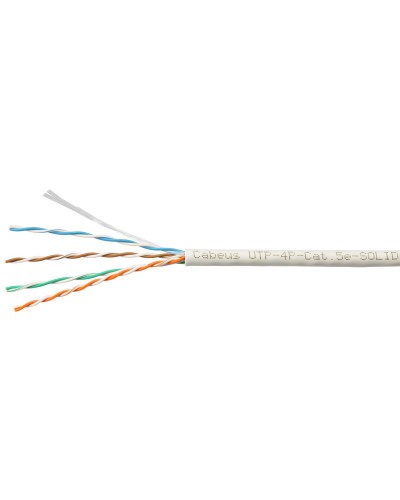 UTP-4P-Cat.5e-SOLID-LSZH-GY-LIGHT (9996c). Кабель «витая пара» (LAN) для структурированных систем связи. CABEUS в Рубцовске