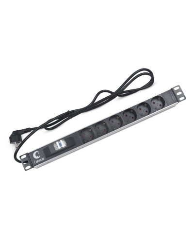 PDU-6P-B-2EU (7292c). Блок розеток 19. CABEUS в Рубцовске