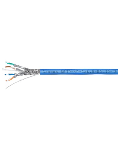 SSTP-4P-Cat.8-SOLID-IN-LSZH-BL (7750c). Кабель «витая пара» (LAN) для структурированных систем связи. CABEUS в Рубцовске