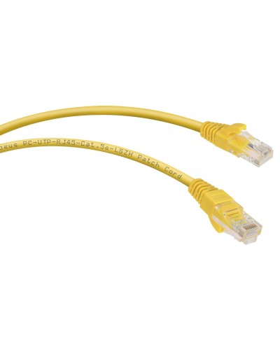 PC-UTP-RJ45-Cat.5e-5m-YL-LSZH (9501c), желтый. Патч-корд медный. CABEUS в Рубцовске