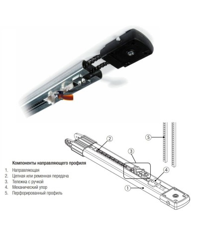 CAME V0683. Профиль направляющий. CAME в Рубцовске