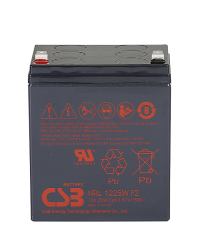 CSB HRL 1225W. Аккумулятор герметичный свинцово-кислотный. CSB в Рубцовске
