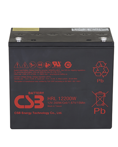 CSB HRL 12200W FR. Аккумулятор герметичный свинцово-кислотный. CSB в Рубцовске