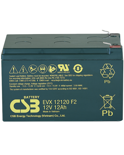 CSB EVX 12120. Аккумулятор герметичный свинцово-кислотный. CSB в Рубцовске
