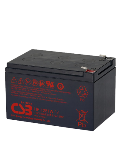 CSB HR 1251W. Аккумулятор герметичный свинцово-кислотный. CSB в Рубцовске