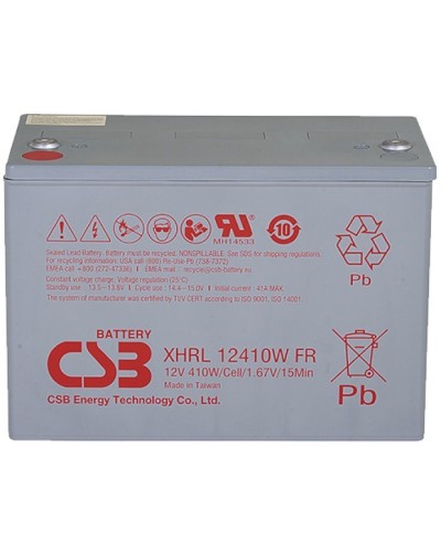 CSB XHRL 12410W FR. Аккумулятор герметичный свинцово-кислотный. CSB в Рубцовске