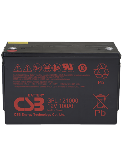 CSB GPL 121000. Аккумулятор герметичный свинцово-кислотный. CSB в Рубцовске
