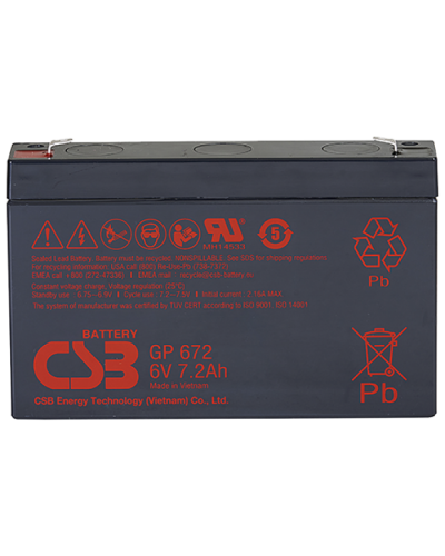 CSB GP 672. Аккумулятор герметичный свинцово-кислотный. CSB в Рубцовске