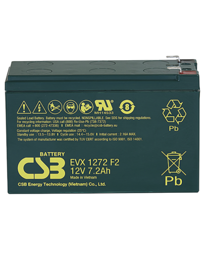 CSB EVX 1272. Аккумулятор герметичный свинцово-кислотный. CSB в Рубцовске