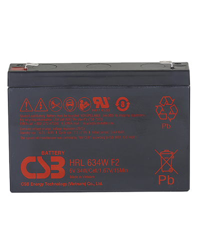 CSB HRL 634W FR. Аккумулятор герметичный свинцово-кислотный. CSB в Рубцовске