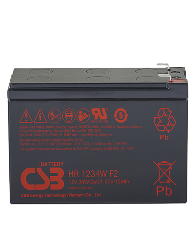CSB HR 1234W. Аккумулятор герметичный свинцово-кислотный. CSB в Рубцовске