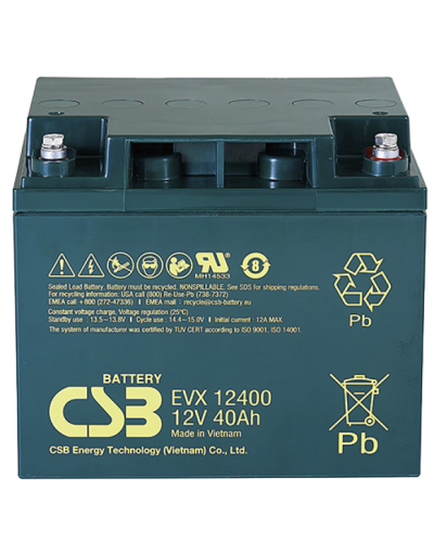 CSB EVX 12400. Аккумулятор герметичный свинцово-кислотный. CSB в Рубцовске