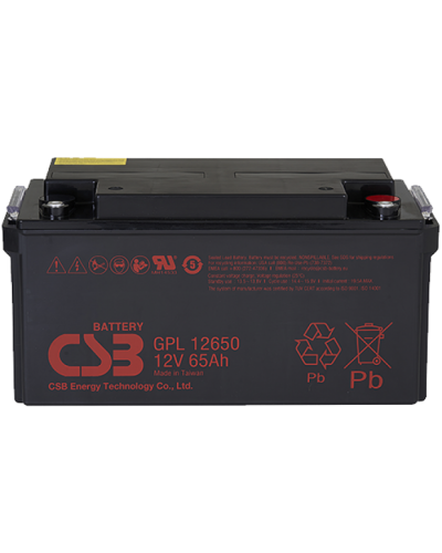 CSB GPL 12650. Аккумулятор герметичный свинцово-кислотный. CSB в Рубцовске