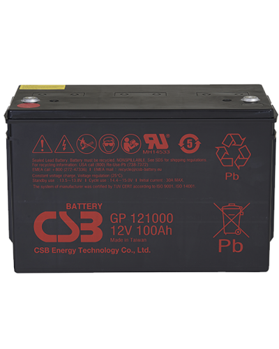 CSB GP 121000. Аккумулятор герметичный свинцово-кислотный. CSB в Рубцовске