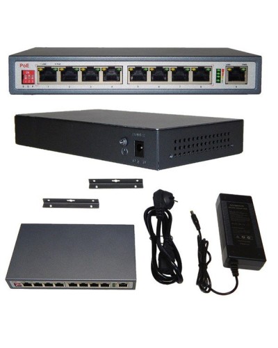 CO-SWP9C. Коммутатор 8-портовый  Gigabit Ethernet с PoE. ComOnyx в Рубцовске