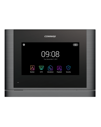 CDV-704MF/XL (темное серебро) Black Smog. Монитор видеодомофона цветной. Commax в Рубцовске
