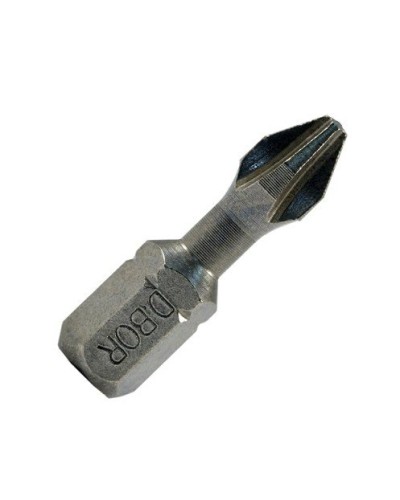 Биты Ph1x25 мм, Torsion, C 6,3 (10шт) (D-T-PH01-025-010). Биты фрезерованные. D.BOR в Рубцовске