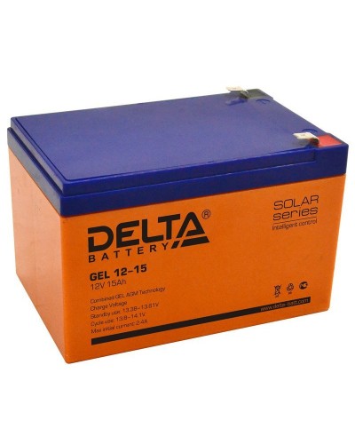 Delta GEL 12-15. Аккумулятор герметичный свинцово-кислотный. Delta в Рубцовске