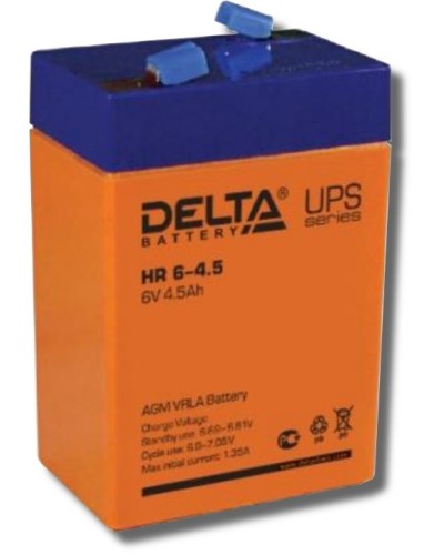 Delta HR 6-4.5. Аккумулятор герметичный свинцово-кислотный. Delta в Рубцовске