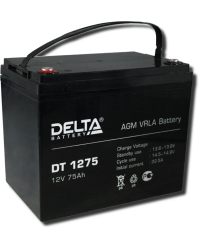 Delta DT 1275. Аккумулятор герметичный свинцово-кислотный. Delta в Рубцовске